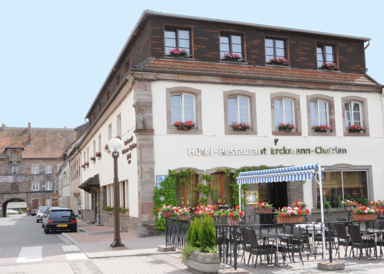 Hotel Restaurant Erckmann Chatrian Phalsbourg Exterior photo